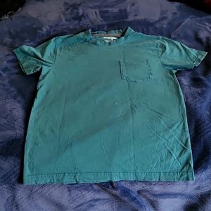 Wrangler Men's Shirt: Blue Green